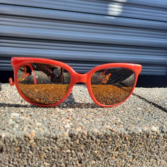 Vintage 80s Vuarnet 4002 Skilynx Red Sunglasses
